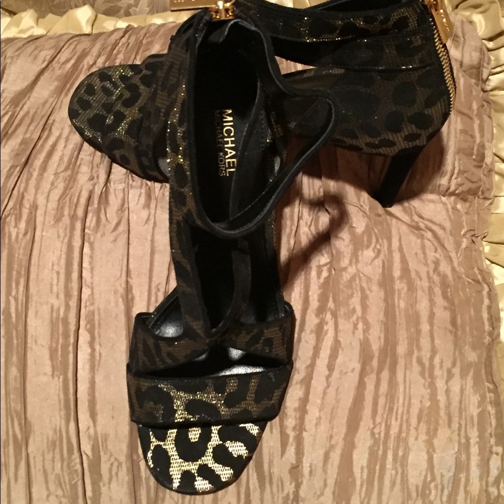 Michael Kors leopard heels
